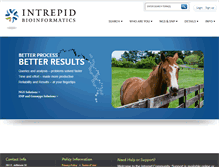 Tablet Screenshot of intrepidbio.com